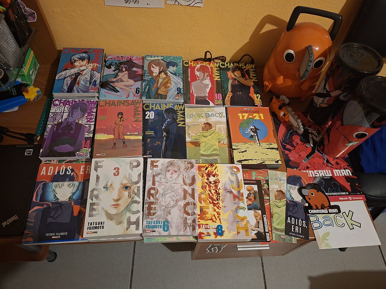 Bộ sưu tập manga của Tatsuki Fujimoto — Chainsaw Man, Look Back, Fire Punch, Goodbye, Eri